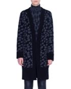 Animal-print Wool