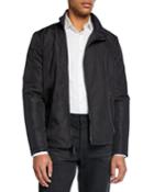 Men's Textured Asymmetrical Jacket