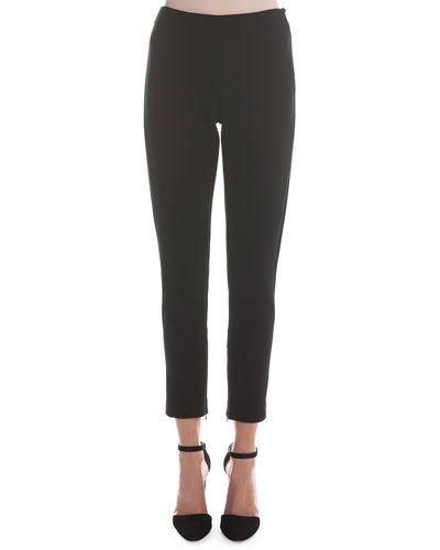 Jersey Zip-cuff Ankle Pants