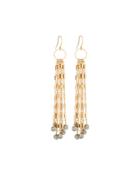 Multi-link Fireball Drop Earrings, Gray