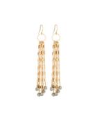 Multi-link Fireball Drop Earrings, Gray