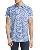 Classic-fit Geometric Short-sleeve