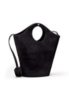 Market Suede Shopper Tote Bag