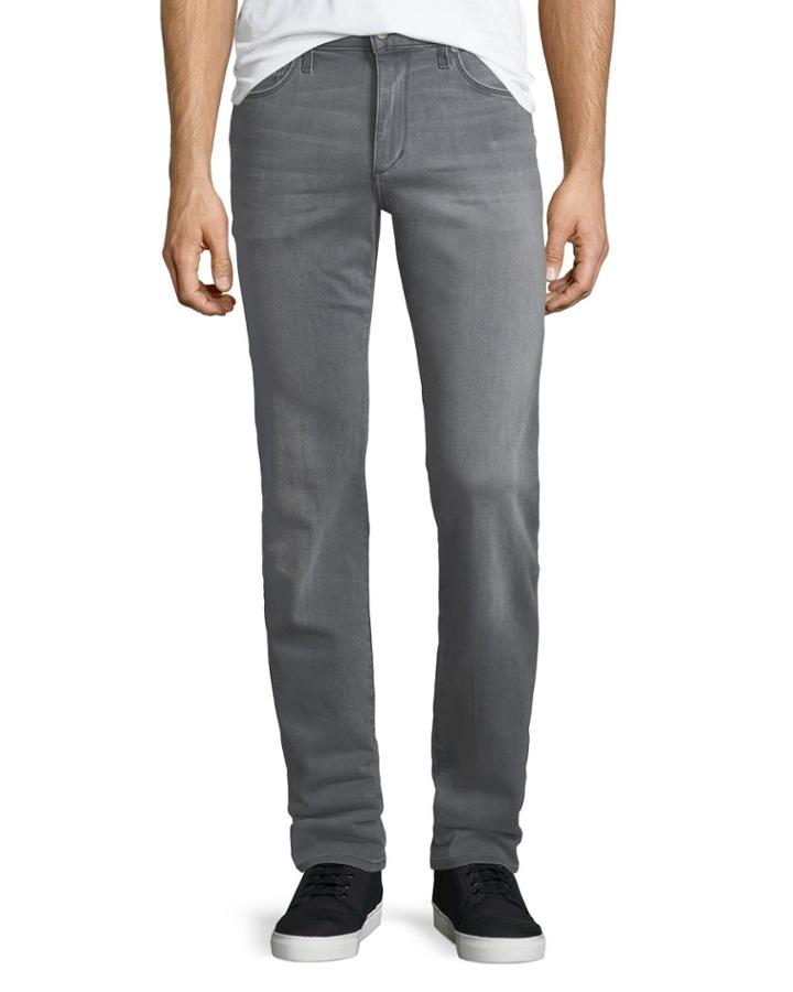 The Brixton Men's Slim-straight Jeans, Gray