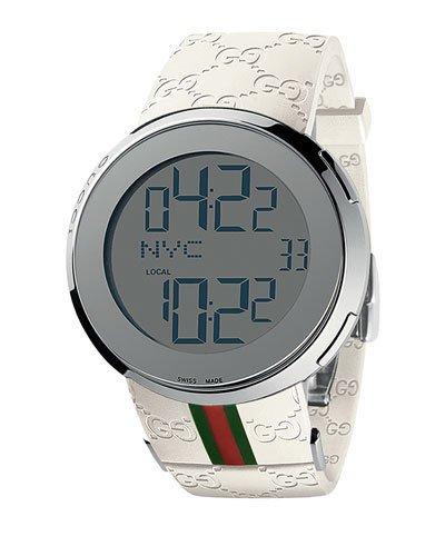 44mm I-gucci Digital Watch W/ Rubber Web