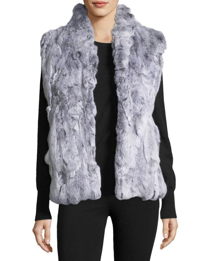Textured Fur Vest