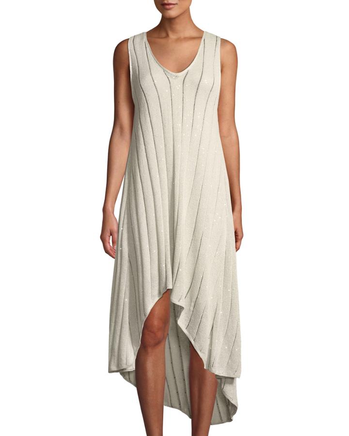 Sequined Pinstriped