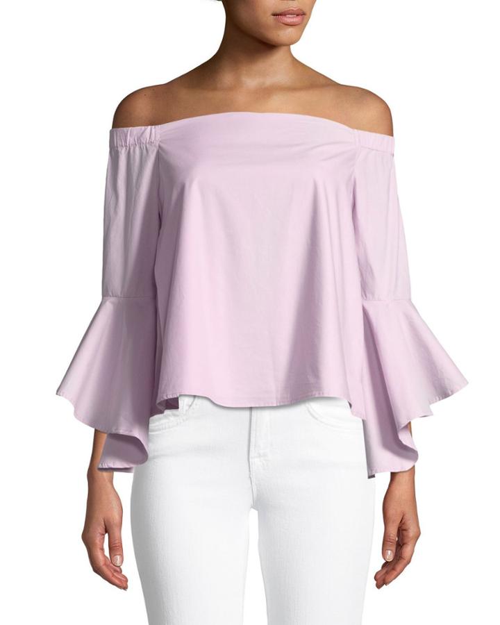 Bardot Off-the-shoulder Flare