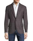 Men's Prince Of Wales Check Deconstructed Jacket