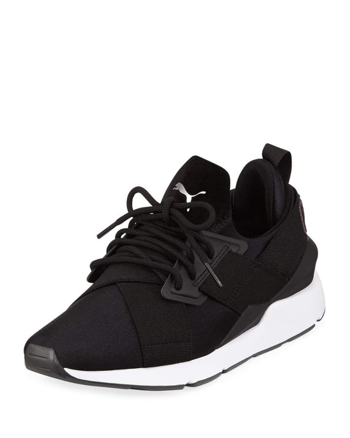 Muse Satin Lace-up
