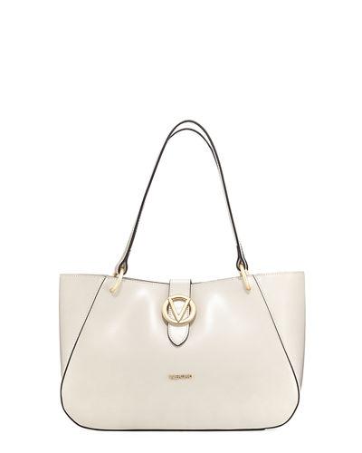 Charlotte Soave Leather Shoulder Tote Bag