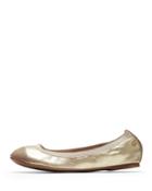 Elbridge Metallic Leather Ballet Flats