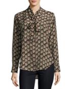 Twigs Floral-print Button-front