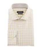 Men's Shaped-fit Plaid Dress
