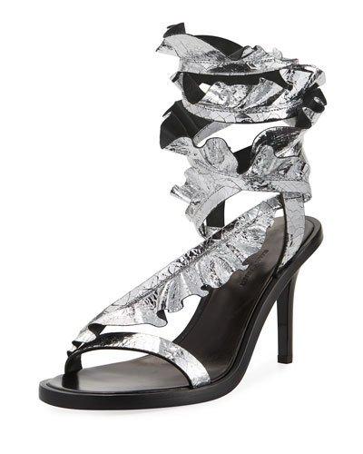 Ansel Ruffled Ankle-wrap
