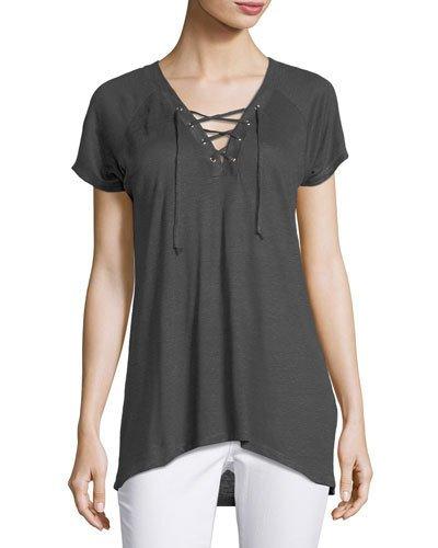 Lace Up Tee
