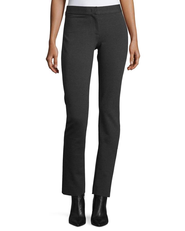 Mid-rise Jersey Leggings, Charcoal