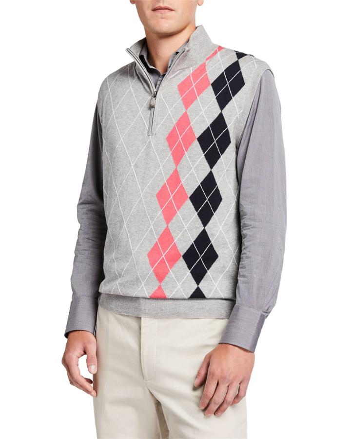 Cashmere Placed Argyle