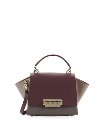 Eartha Iconic Colorblock Crossbody Bag, Wine