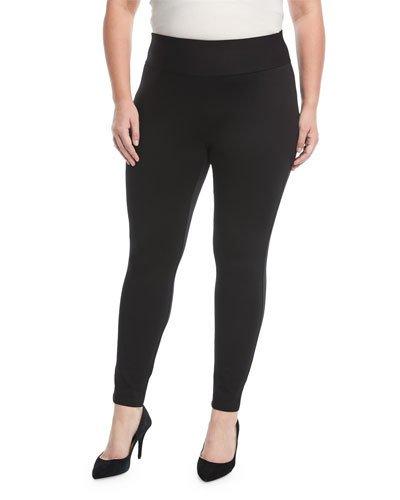 Wide-waistband Ponte Leggings,