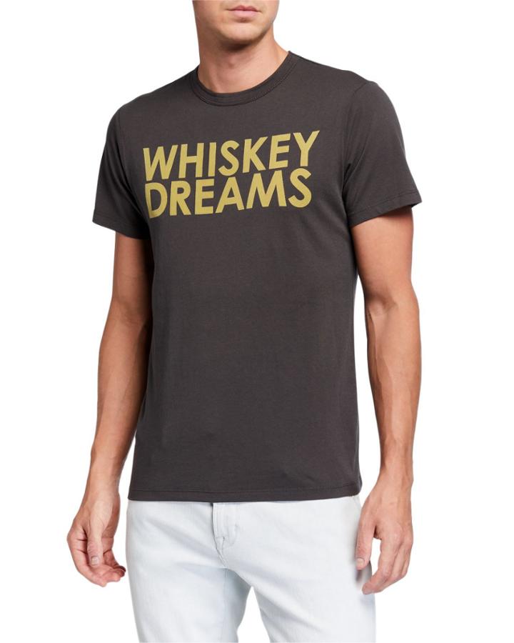 Men's Whiskey Dream Printed T-shirt