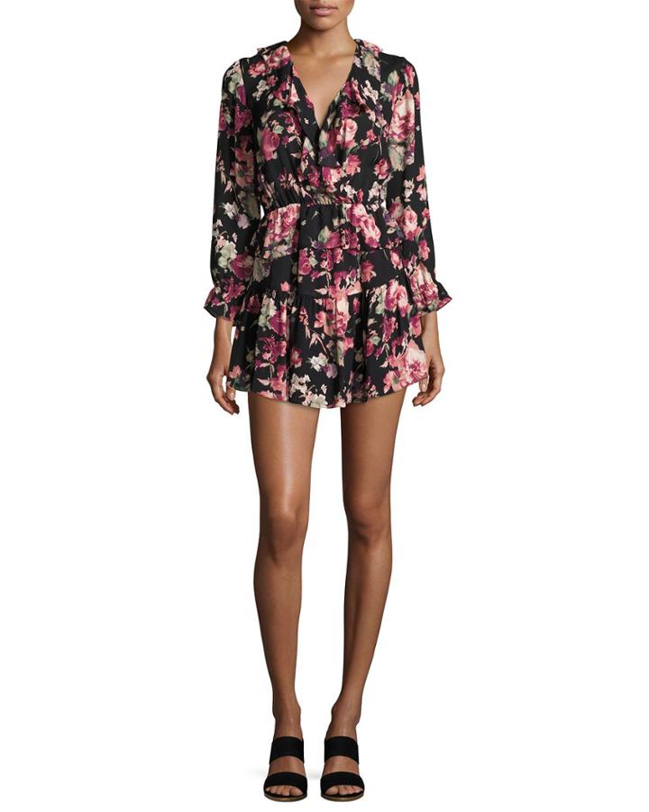 Josada Floral-print Ruffled