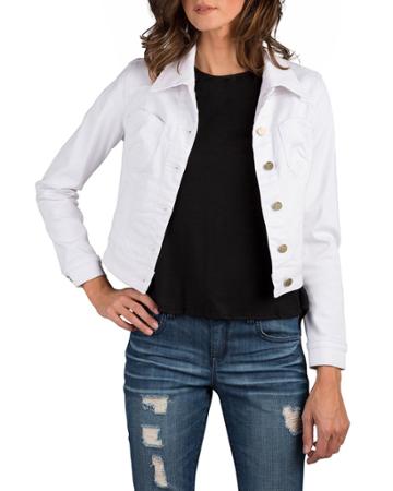 Vespa Cropped Denim Jacket