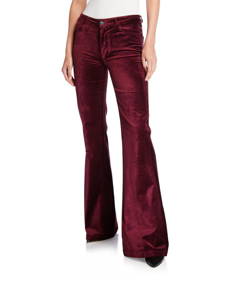 Genevieve Velvet Flare Pants