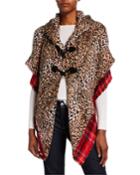 Classic Leopard-print Toggle Topper