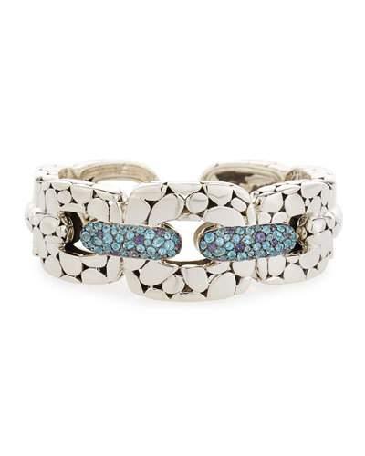 Kali Topaz & Iolite Lava Kick Cuff Bracelet,