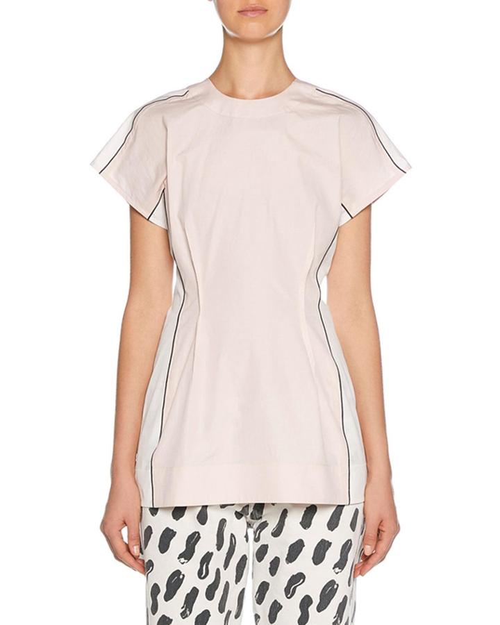 Short-sleeve Two-tone