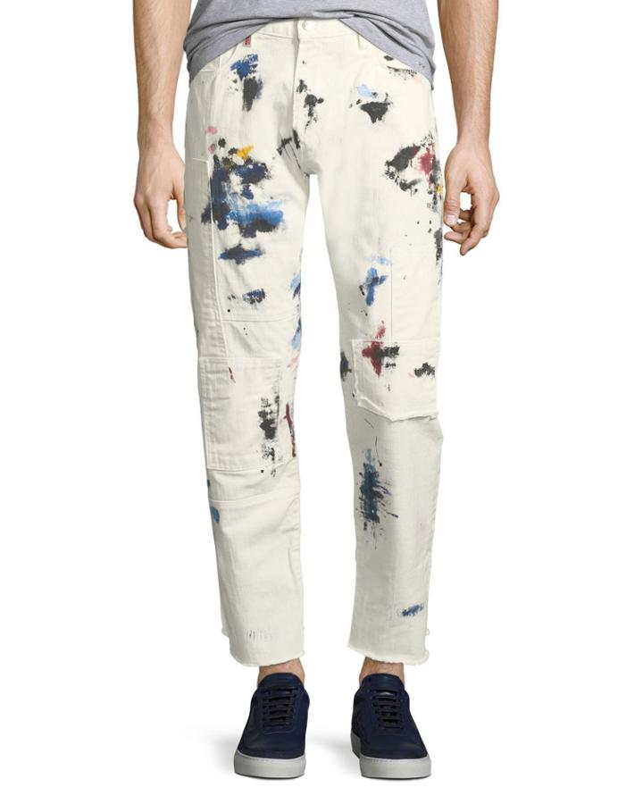 Os-2 Patch Painter Straight-leg Jeans