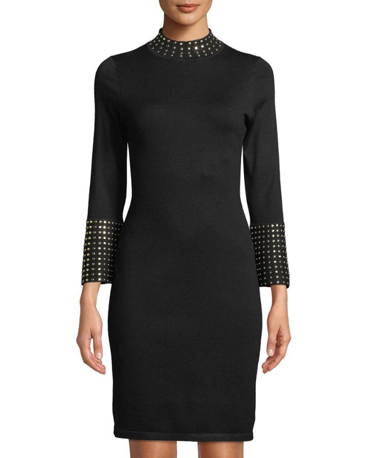 Studded 3/4-sleeve