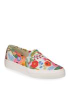 X Rifle Paper Co. Double Decker Multicolored Floral Canvas