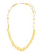 Willow 24k Small Flake Fringe Necklace