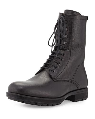 Hayden Weatherproof Leather Ankle Boot, Black
