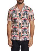 Men's Flamingo Camp Print