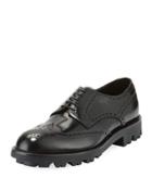 Leather Lace-up Brogue Oxford