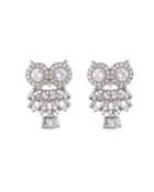 Amara Cubic Zirconia Owl Earrings