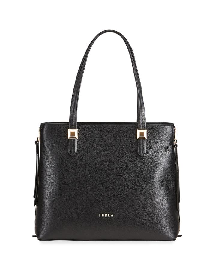 Kim Medium Side Zip Tote Bag