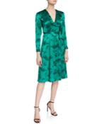 Lauren Button-down Long-sleeve Dress