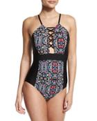The Wanderer Lace-up One-piece