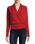 Cashmere Faux-wrap