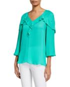 Lydia Ruffled-trim