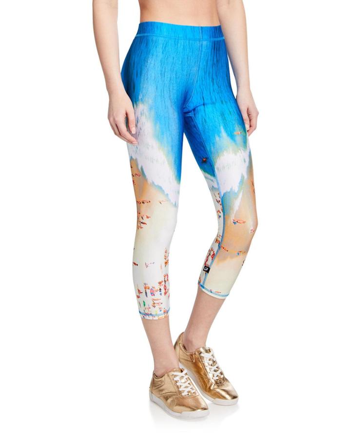 Beach Days Printed Capri Performance