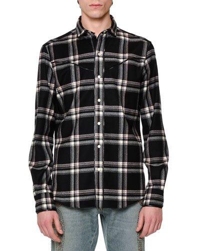 Western-style Plaid Flannel
