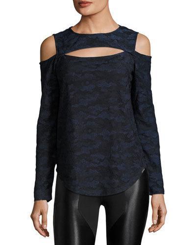 Sound Long-sleeve Cutout Top
