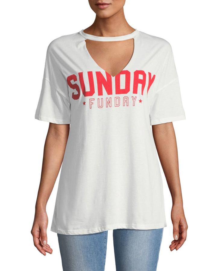 Sunday Funday Choker Tee