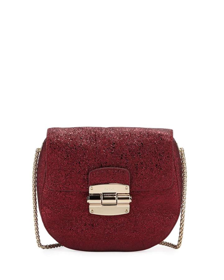 Club Glittered Mini Crossbody Bag