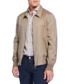 Men's Wool-blend Two-way Zip Jacket